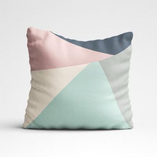 트라이앵글 컬러 6종 인테리어 쿠션 CUS