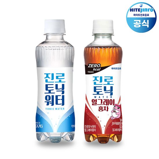 진로 토닉워터 300ml x12개+얼그레이홍차 300ml x12개
