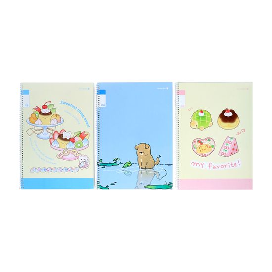 초등 스프링노트 줄공책 25줄 칸노트