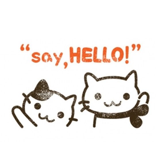 [스텐실도안] ST-173.헬로우냥이 ★당일출고★