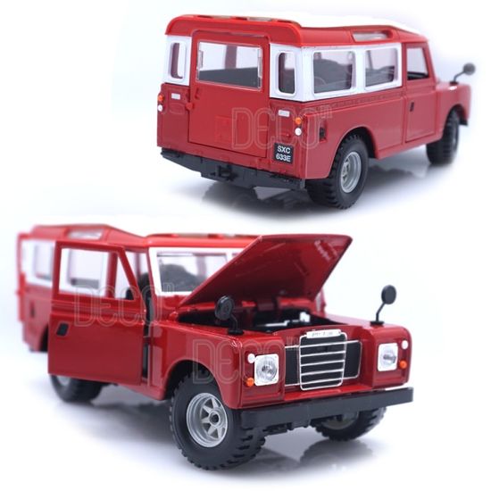 1:24 랜드로버 시리즈 레드 미니카 다이캐스트