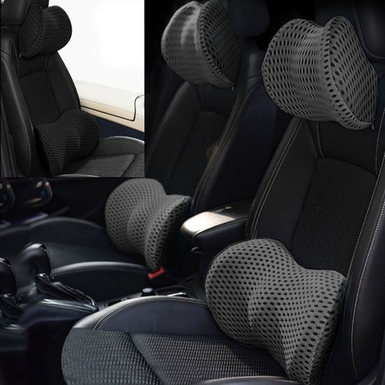 자동차 에어메쉬쿠션 목쿠션 등쿠션 세트(WC8339B)
