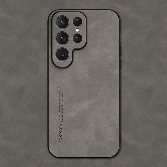 갤럭시 s24 23 22 + 울트라 스웨이드 범퍼 가죽케이스