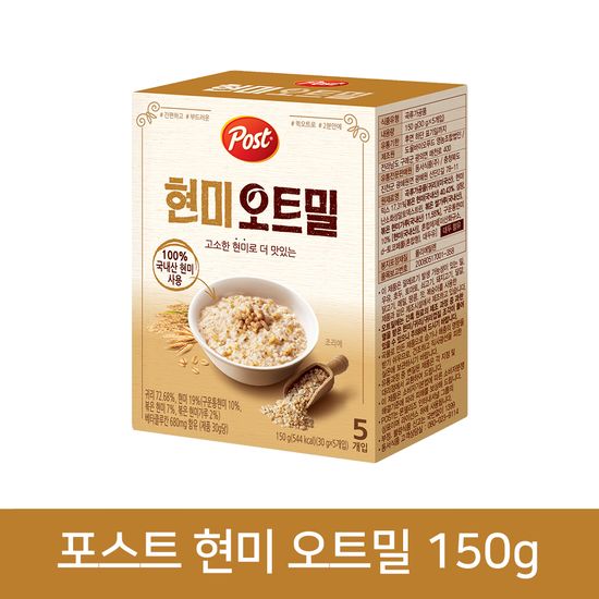 포스트 현미 오트밀 150g