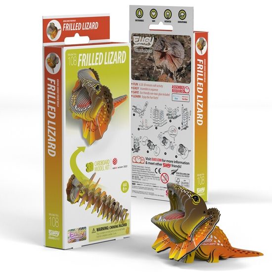Eugy 유기퍼즐 목도리 도마뱀 Frilled Lizard 108