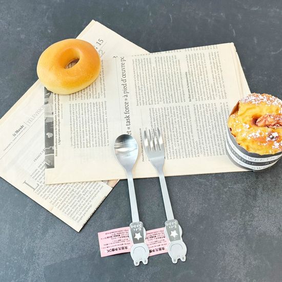 럽빠빠 개구리 스푼&포크 세트