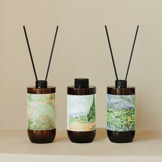 명화 오브제 대용량 디퓨저 500ml 3개 세트(선물박스)