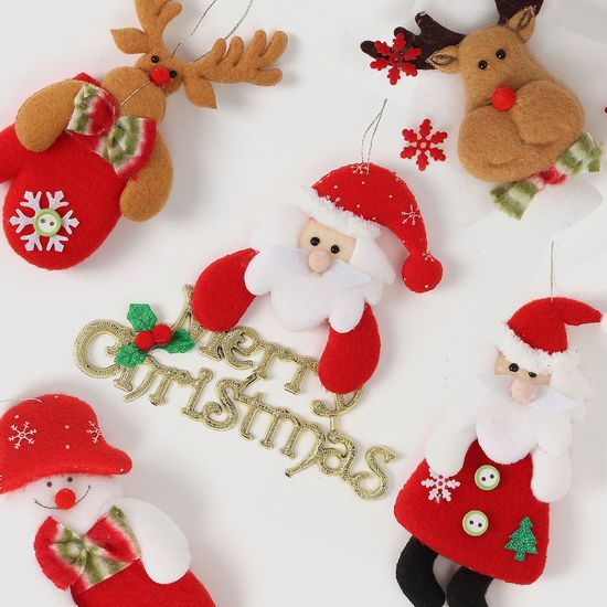 [도토로]크리스마스 트리 오너먼트 6p세트(인형혼합)