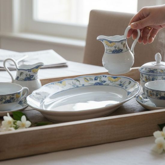 후첸로이터 파피용 오발플레이트(대) 35cm 1P