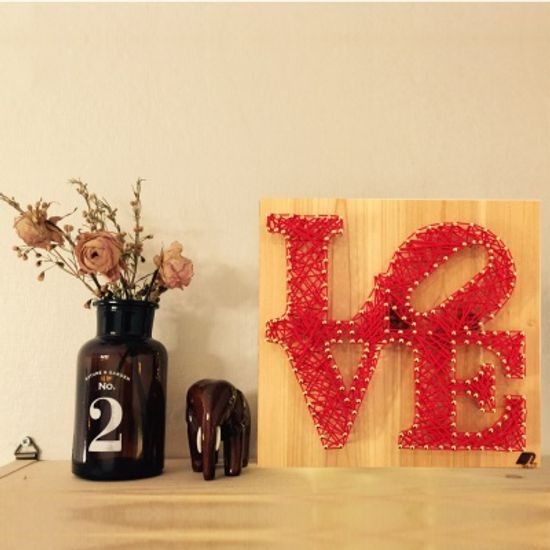 왕 LOVE 스트링아트 만들기 패키지 DIY