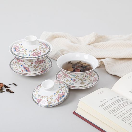 [화개] 다용도 찻잔세트 등덩쿨 (소)