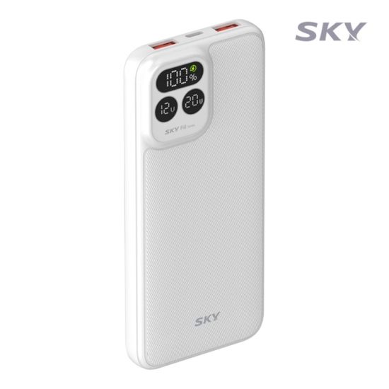 [1+1] 스카이 필 20W LCD 고속 보조배터리 10000mAh