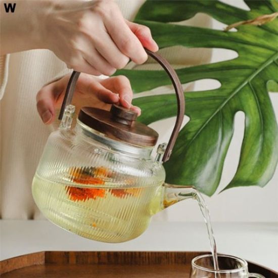 이든 내열유리 직화 주전자 증류식 티포트 1L D타입[W