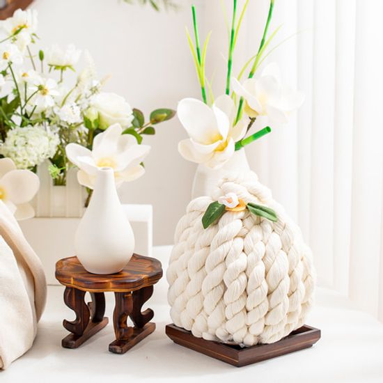 플라워 전통 백일상(화이트)