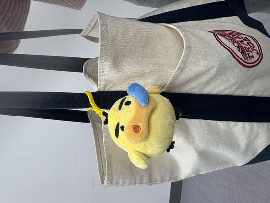 콧물흘리는 부리부리 병아리 키링 귀여운 밤티 백참