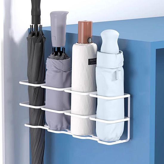 현관 신발장 우산정리 꽂이 우산꽂이 4구 화이트 E549