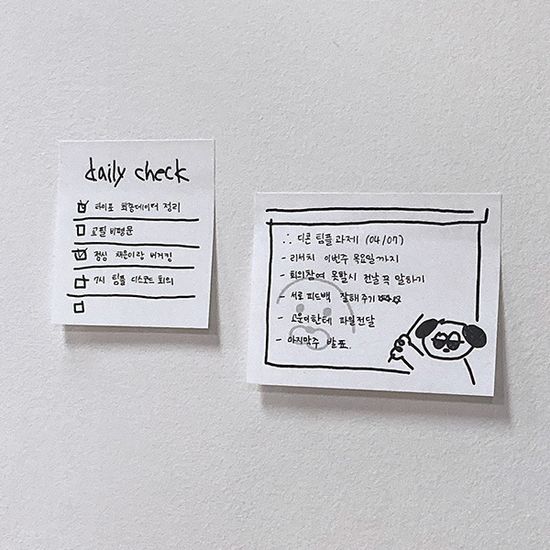 데일리 드로잉 메모 - M