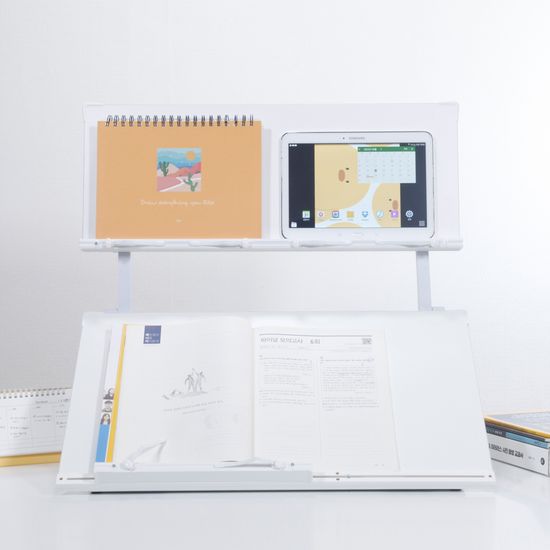 위너 눈높이 화이트 60 슬라이드 2단 독서대