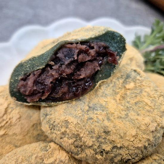 아산 콩쑥개떡 1.2kg (50g x24개) 박스형