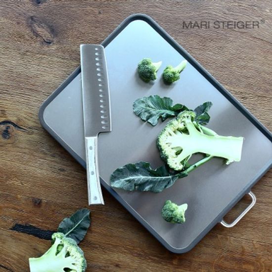 더블사이드 스텐도마 스테인레스+PP 양면 도마 그레이