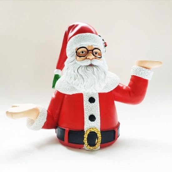 크리스마스 장식 산타클로스 눈사람 모형 트레이 선반