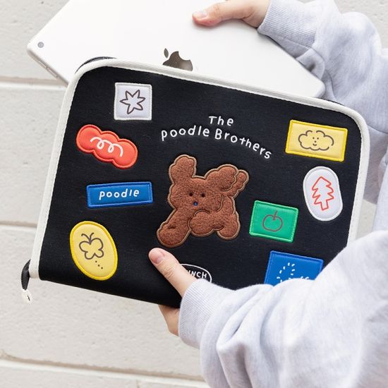 Brunch Brother 11형 푸들 오픈 아이패드 파우치