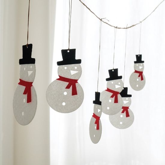 크리스마스 젠틀스노우맨 데코