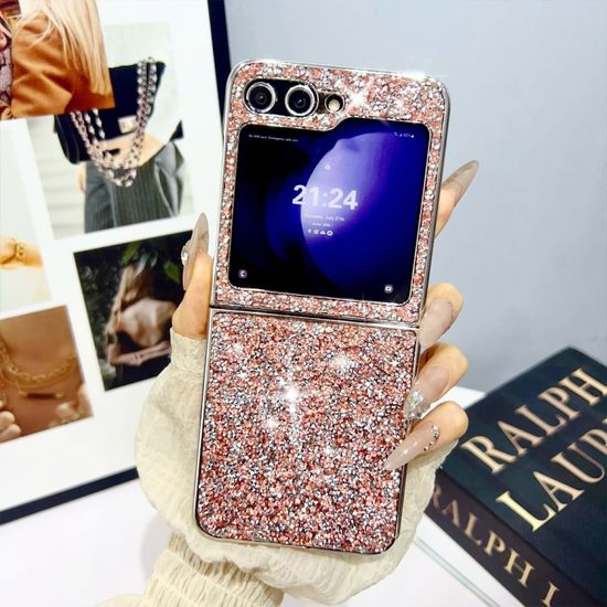 갤럭시 Z플립 6 5 4 3 큐빅 글리터 펄 반짝이 케이스