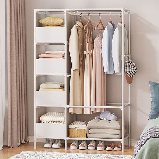 드레스룸 시스템 커튼 비키니 옷장 행거 옷걸이 헹거