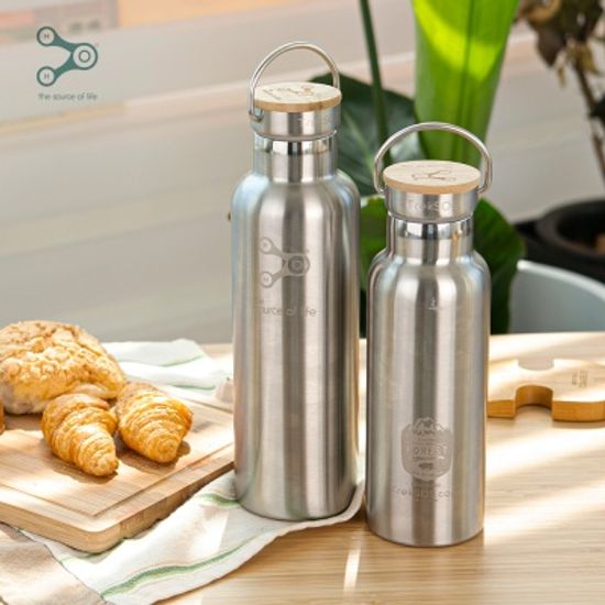 [세도나] 보온 스텐 텀블러 500ml 뱀부뚜껑 BRFB500