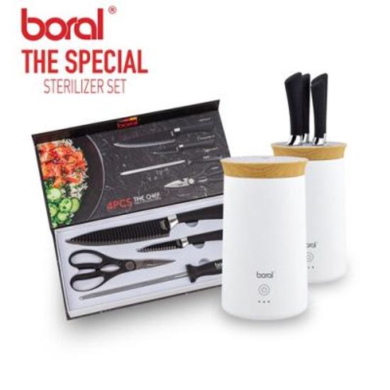 보랄 더 셰프 칼소독기 BR-Y100KSD+칼4PC BR-DS400ST