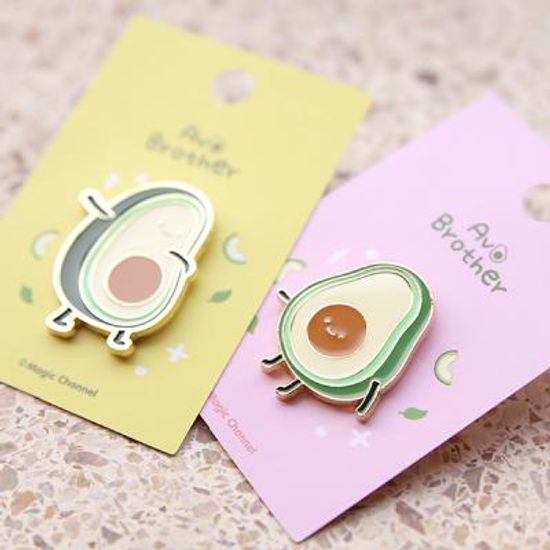 아보브라더 인기 캐릭터 금속뱃지 리뉴얼 2개세트