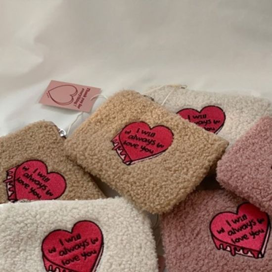 cake (winter_mini) 부클 파우치