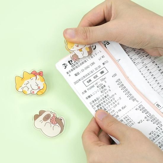 핑크풋 냥냥랜덤아크릴집게
