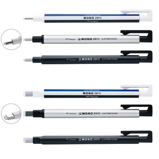 톰보 펜타입 지우개-모노 제로 본체+리필 1통(2본)Set