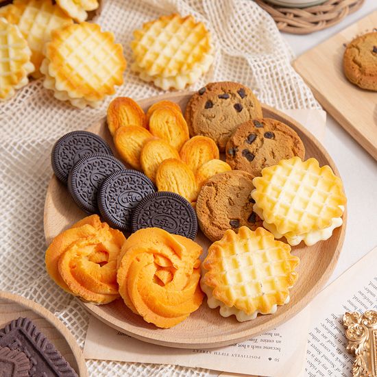 원형 초코 쿠키 모형 1개