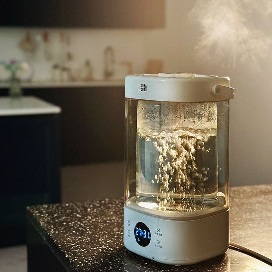 감성 가열식 물멍 가습기 대용량 신생아 무드등가습기