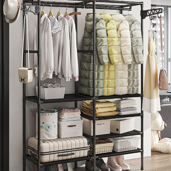 스탠드 시스템 수납 행거 옷걸이 철제 헹거 선반 옷장