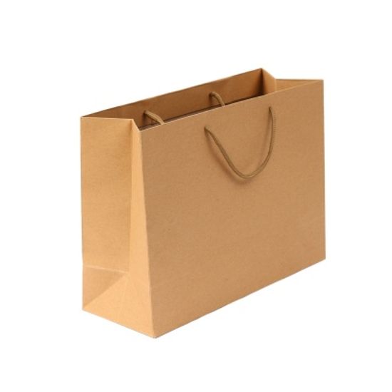 무지 가로형 쇼핑백(브라운)(35x26cm)/종이쇼핑백