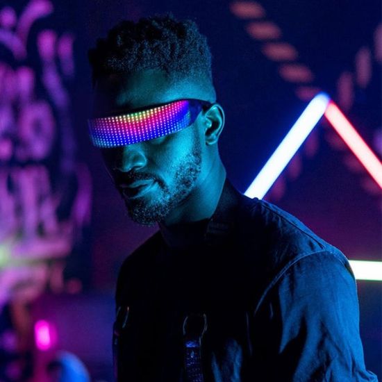 DIY LED 선글라스 안경 블루투스 연동 파티 인싸템