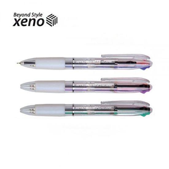 2500 제노3색볼펜 멀티펜 다색펜 0.38 0.5 0.7 1자루[