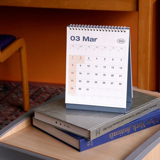 아이코닉 2026 플로우 데스크 캘린더 탁상달력