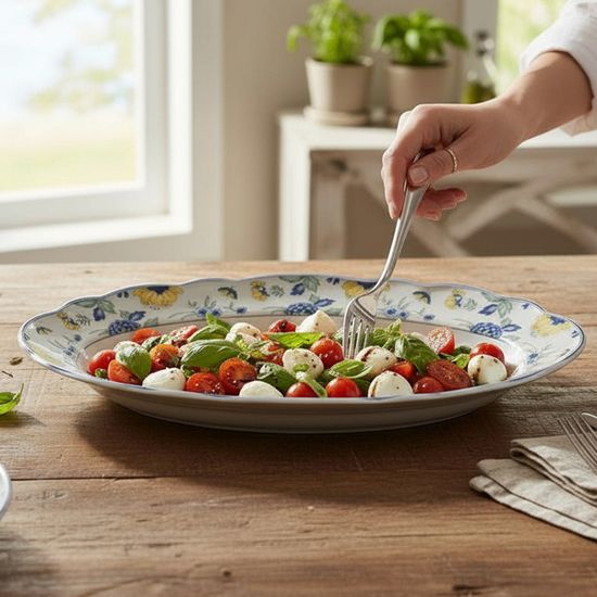 후첸로이터 파피용 오발플레이트(특대) 39cm 1P