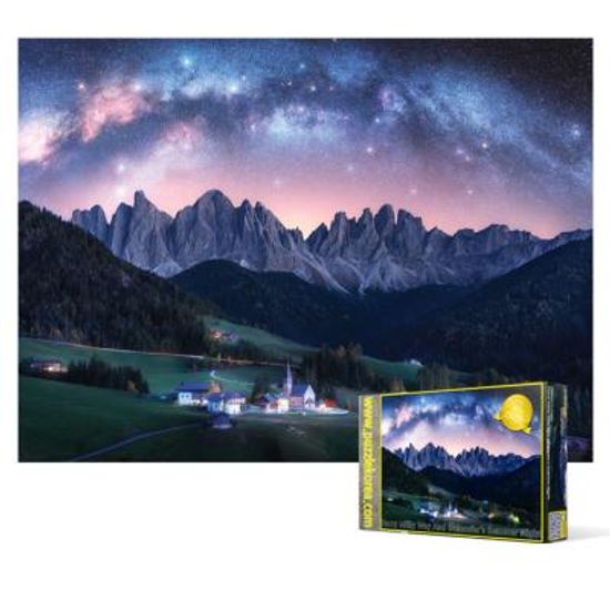 2000피스 직소퍼즐 - 돌로미티 별이빛나는 은하수하늘