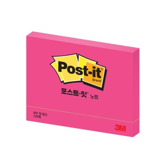 3M 포스트-잇 강한점착용 노트 SSN 657