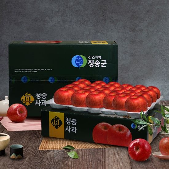 [시골농부] 산지직송 청송 꿀사과 5kg/23과내
