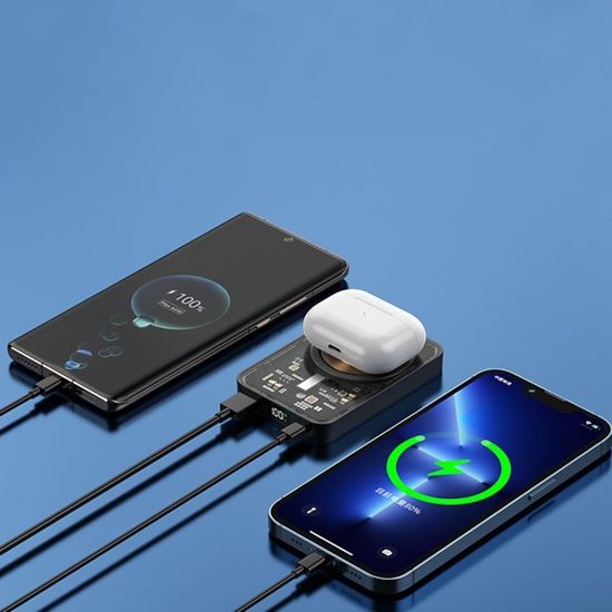 투명커버 보조배터리 22.5W 고속충전 10000mAh