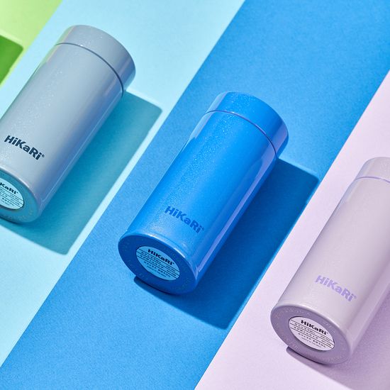 히카리 미니 소형 보온병 스텐 텀블러 레인보우 200ml