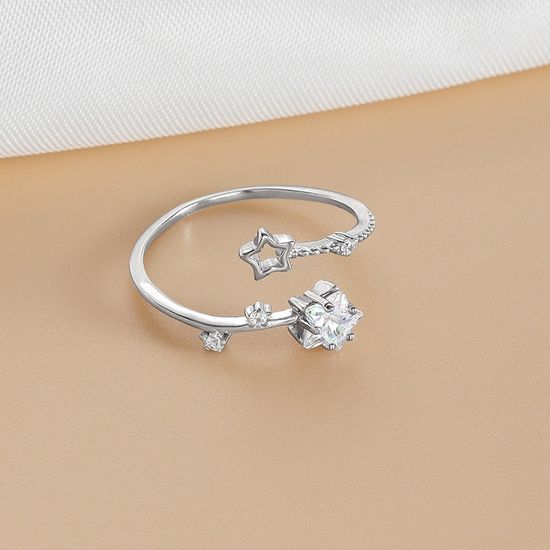 별빛 별자리 반지 애끼반지 새끼반지 오픈 링 반지