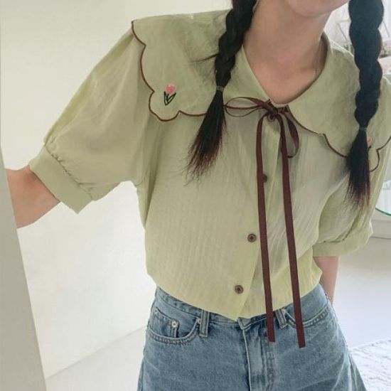 Tiara Sailor Collar Blouse